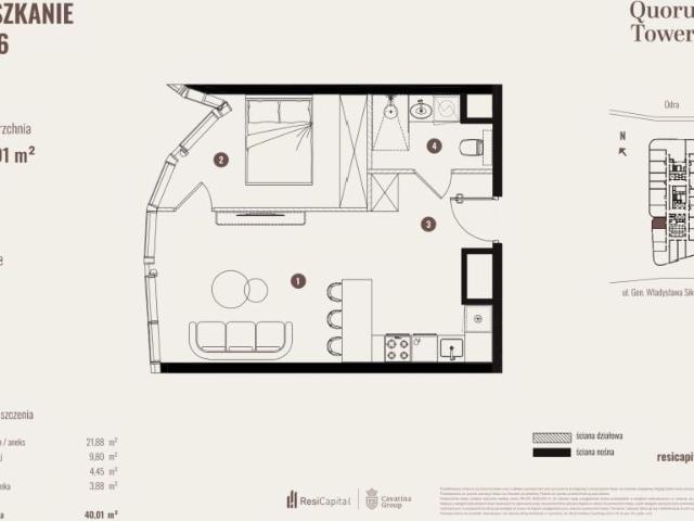 Mieszkanie 40m²
