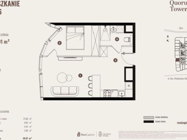 Mieszkanie 40m²