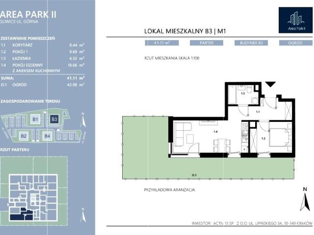 Mieszkanie 41,1m²
