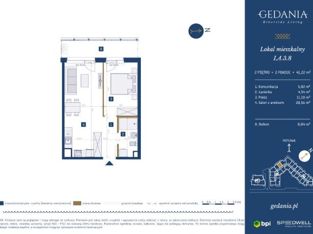 Mieszkanie 41,2m²