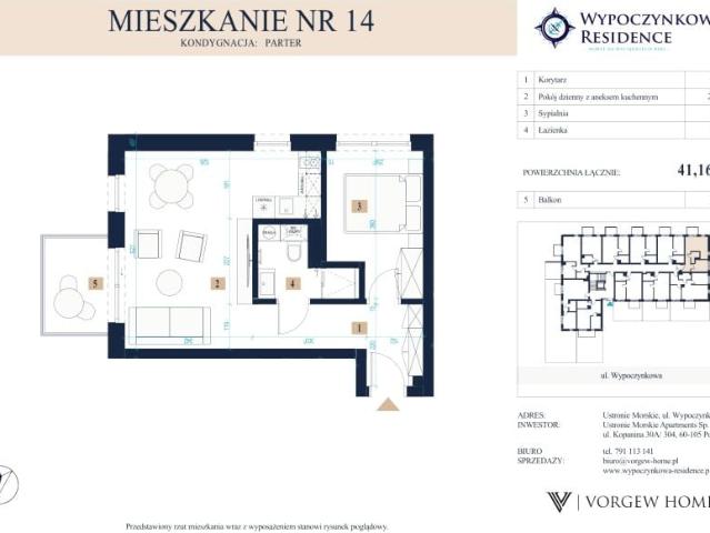 Mieszkanie 41,2m²