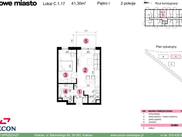 Mieszkanie 41,3m²