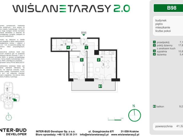 Mieszkanie 41,3m²