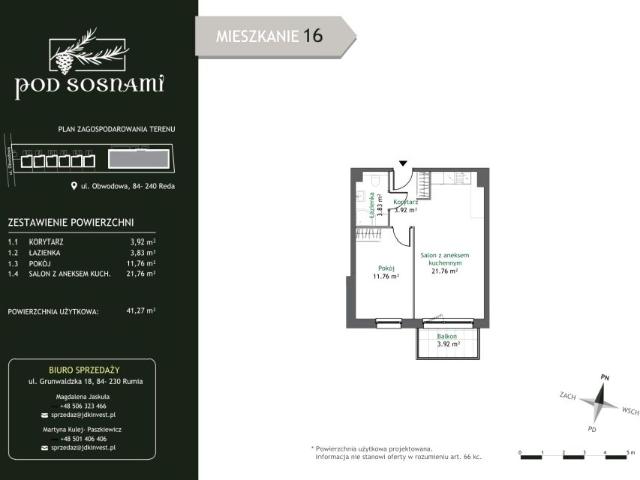 Mieszkanie 41,3m²