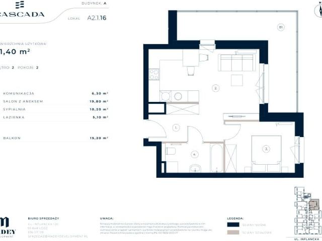 Mieszkanie 41,4m²