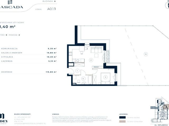 Mieszkanie 41,4m²