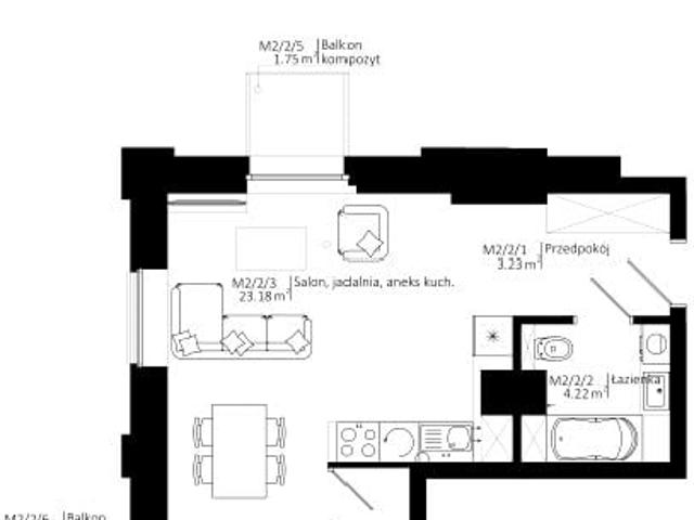 Mieszkanie 41,5m²