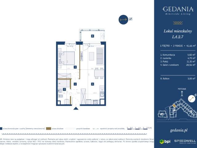 Mieszkanie 41,7m²