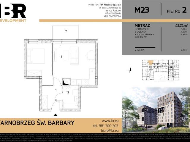 Mieszkanie 41,7m²
