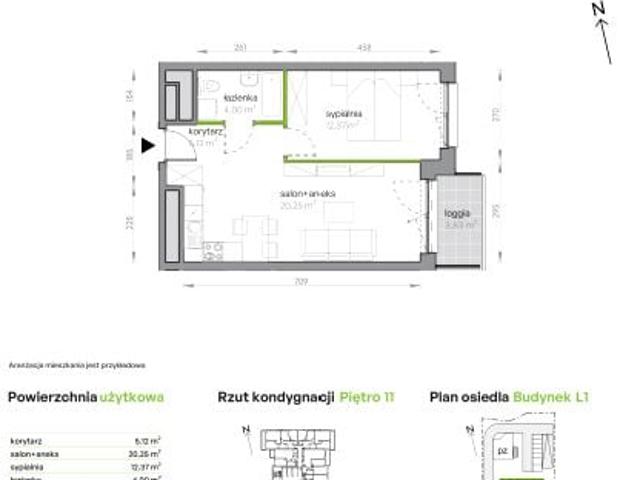 Mieszkanie 41,7m²