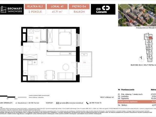 Mieszkanie 41,7m²