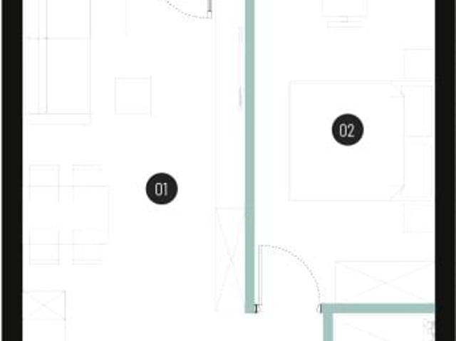 Mieszkanie 41,8m²