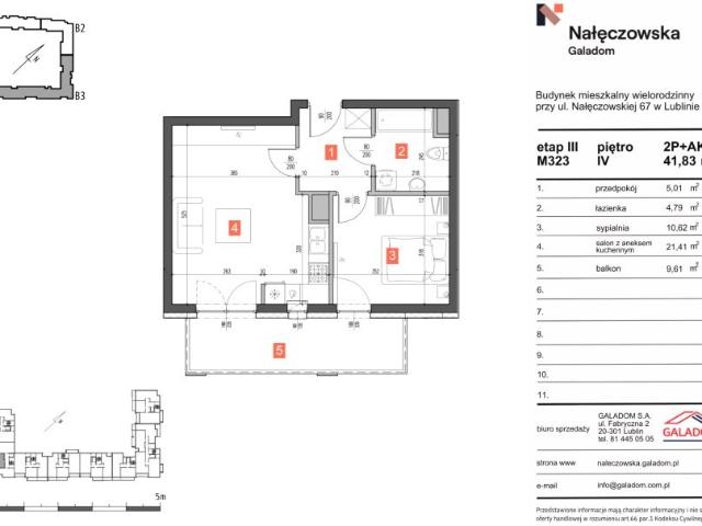 Mieszkanie 41,8m²