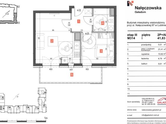 Mieszkanie 41,8m²