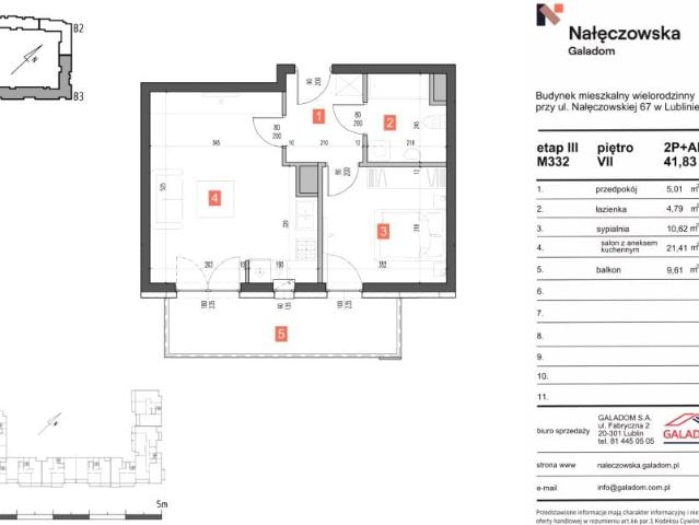 Mieszkanie 41,8m²
