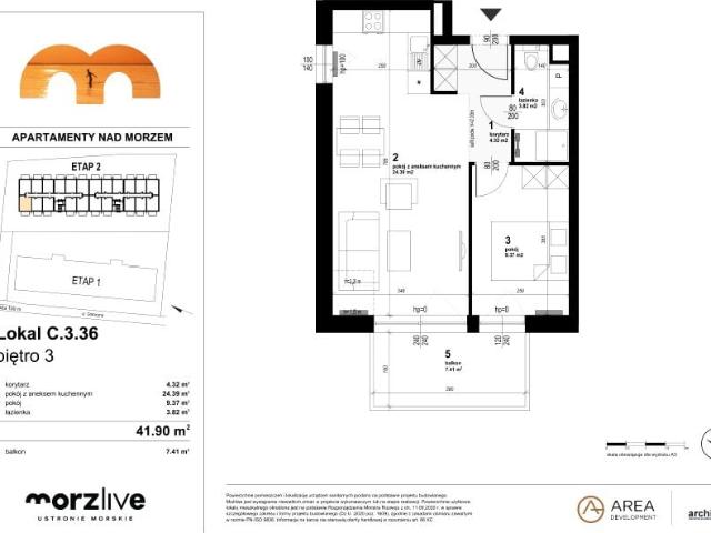 Mieszkanie 41,9m²