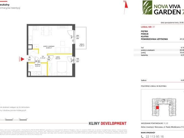 Mieszkanie 41,9m²
