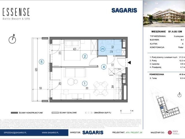 Mieszkanie 41,9m²