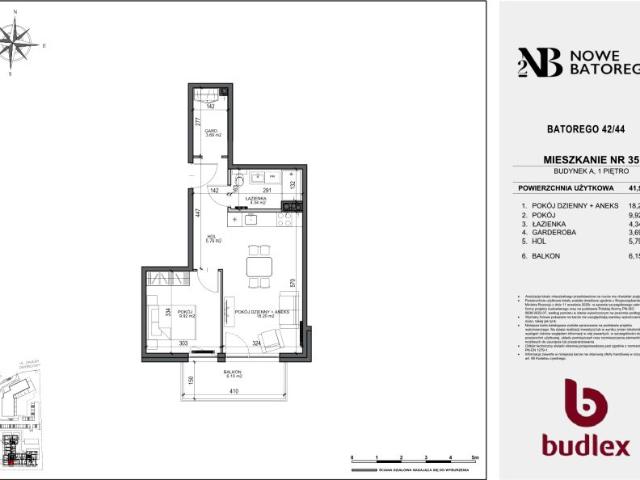 Mieszkanie 41,9m²