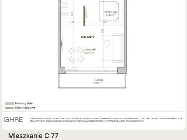 Mieszkanie 41,9m²