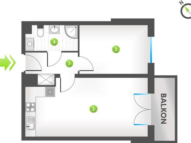 Mieszkanie 41m²