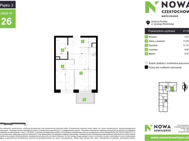 Mieszkanie 41m²