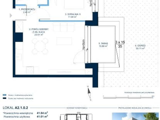 Mieszkanie 41m²