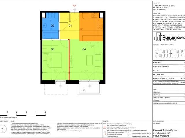 Mieszkanie 42,1m²