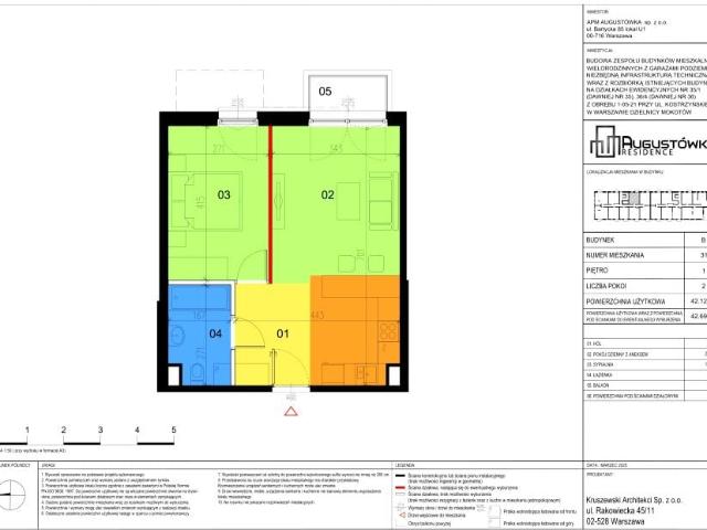 Mieszkanie 42,1m²