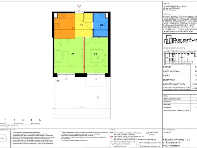 Mieszkanie 42,1m²