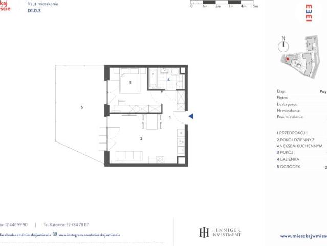 Mieszkanie 42,2m²
