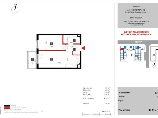 Mieszkanie 42,2m²