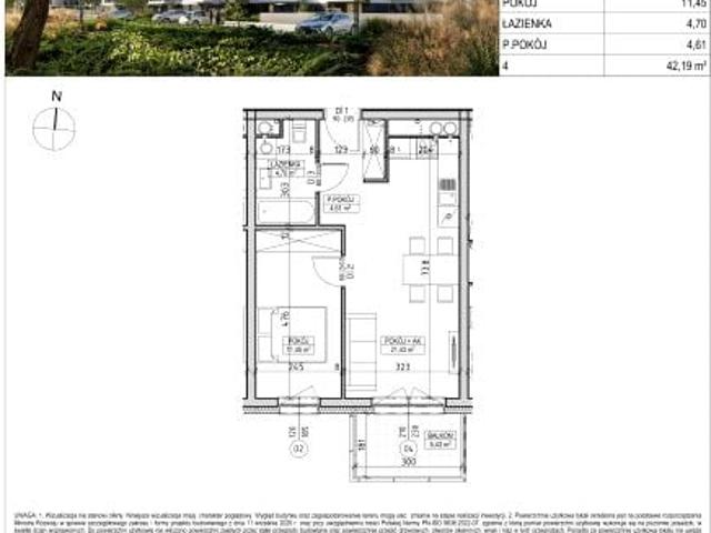 Mieszkanie 42,2m²