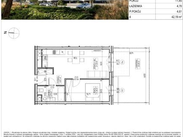 Mieszkanie 42,2m²