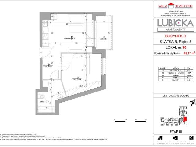 Mieszkanie 42,2m²