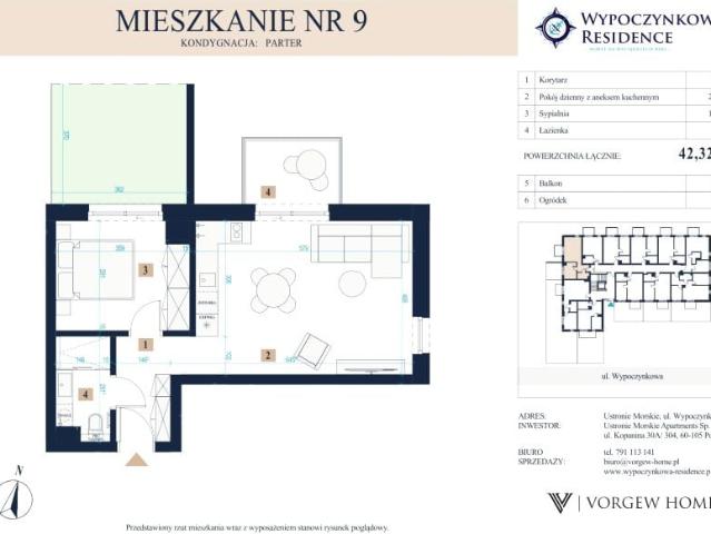 Mieszkanie 42,3m²