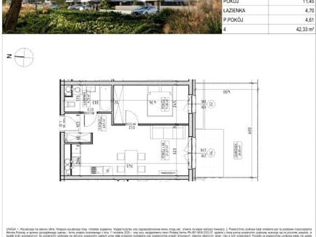 Mieszkanie 42,3m²