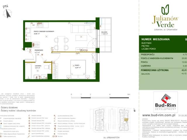 Mieszkanie 42,4m²