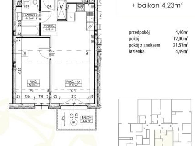 Mieszkanie 42,5m²
