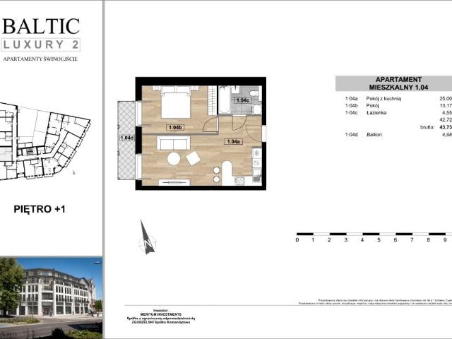 Mieszkanie 42,7m²