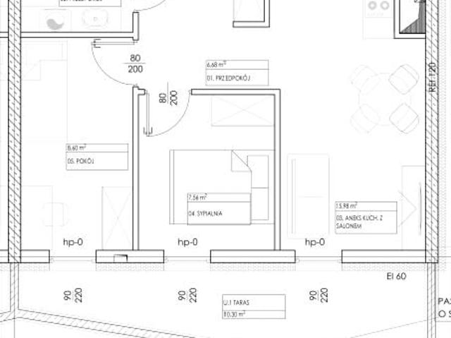 Mieszkanie 42,7m²