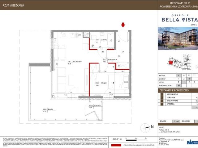 Mieszkanie 42,7m²