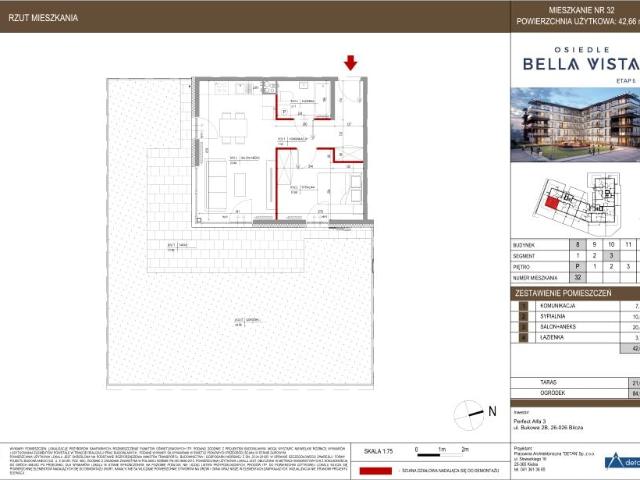 Mieszkanie 42,7m²