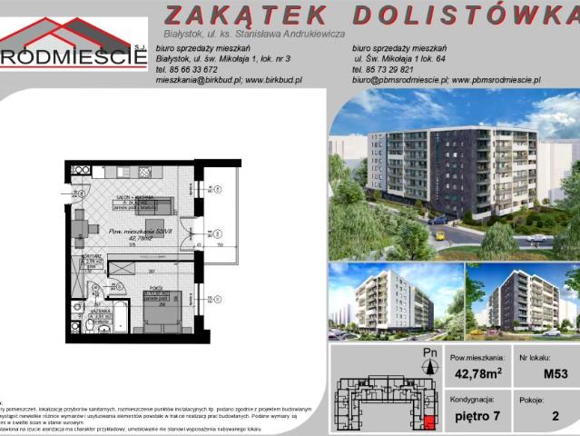 Mieszkanie 42,8m²