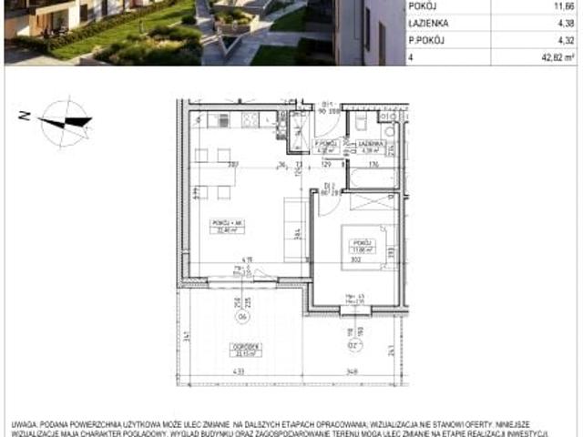 Mieszkanie 42,8m²