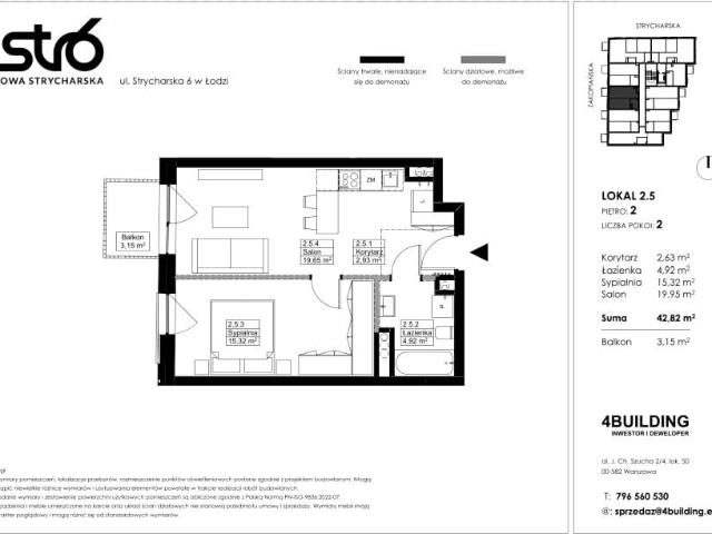 Mieszkanie 42,8m²