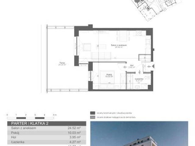 Mieszkanie 42,8m²
