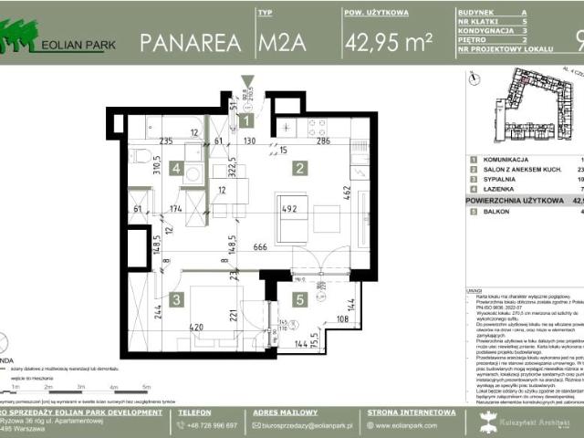 Mieszkanie 42,9m²