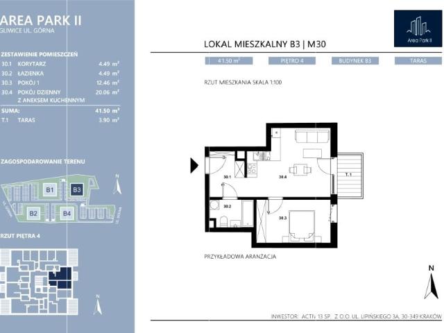 Mieszkanie 42,9m²