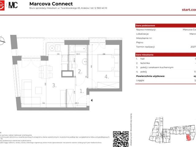 Mieszkanie 42m²